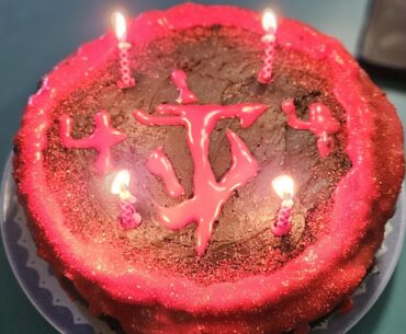 My 13 year old daughter baked me a cake for my birthday