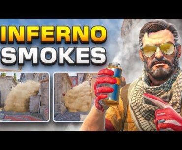 Essential Inferno Smokes Every CS2 player should learn (T + CT sides)