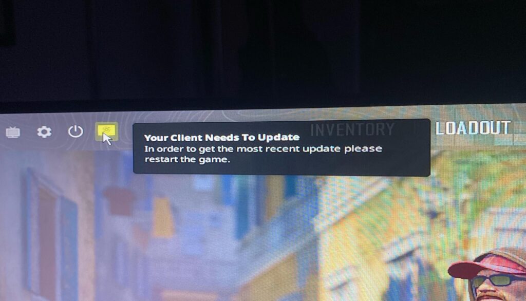 I keep restarting my game and my pc also, but the game is still requesting an update
