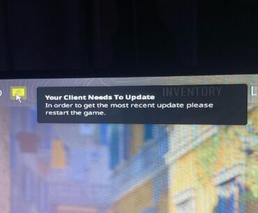 I keep restarting my game and my pc also, but the game is still requesting an update