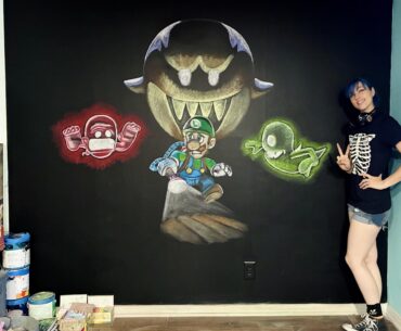 New Spooky Chalk Drawing!