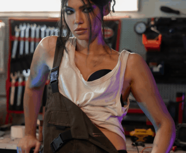 Panam Palmer mechanic cosplay by Lizzie_Whistle