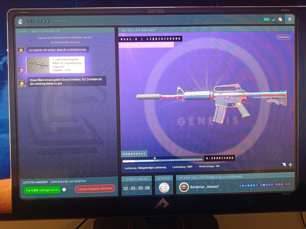 I got an m4a1 Liquidation and don't know if I should buy it