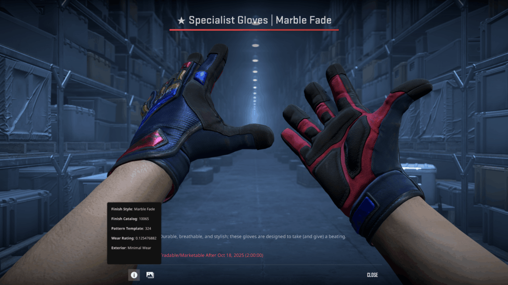 Just unboxed these gloves, seen they were $1600
