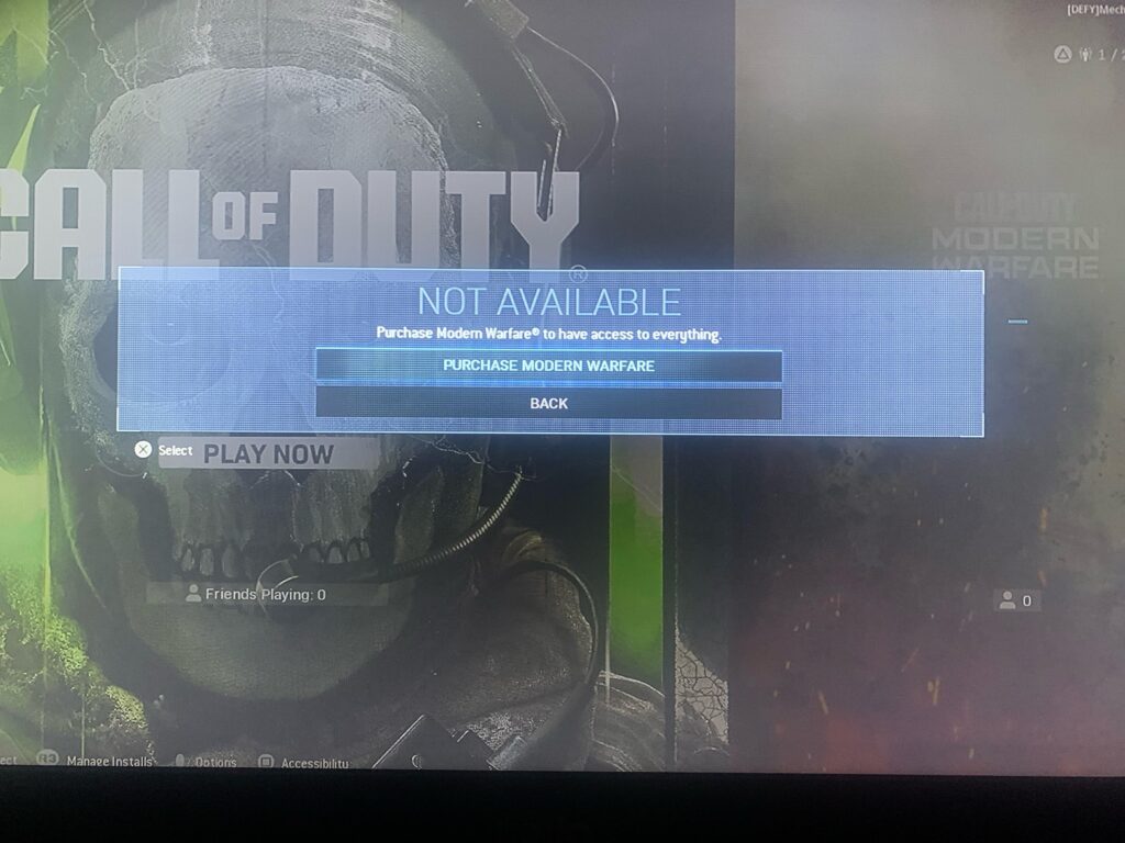 need help, game wont let me play