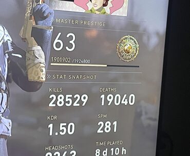 Finally hit master prestige