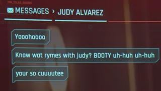 Got some drunk texts from Judy