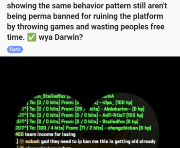 Definitive FaceIT experience.  High hour accounts throwing like its their job.