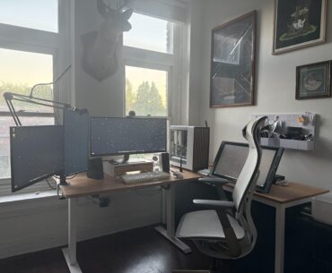 My current work from home setup.