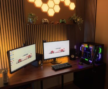 Another wall slat setup.