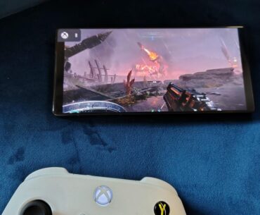 Doom: The Dark Ages with Xbox controller
