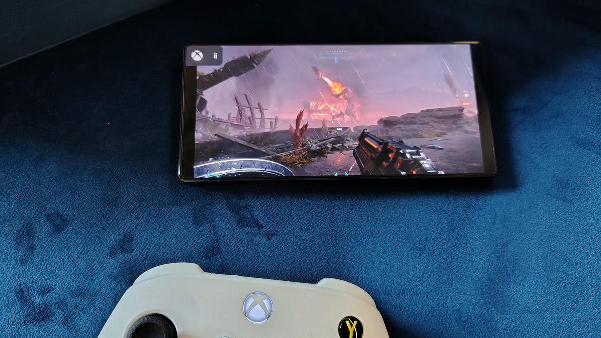 Free Xbox Cloud Gaming With Ads Could Be An Alternative to Pricier Game Pass Doom: The Dark Ages with Xbox controller