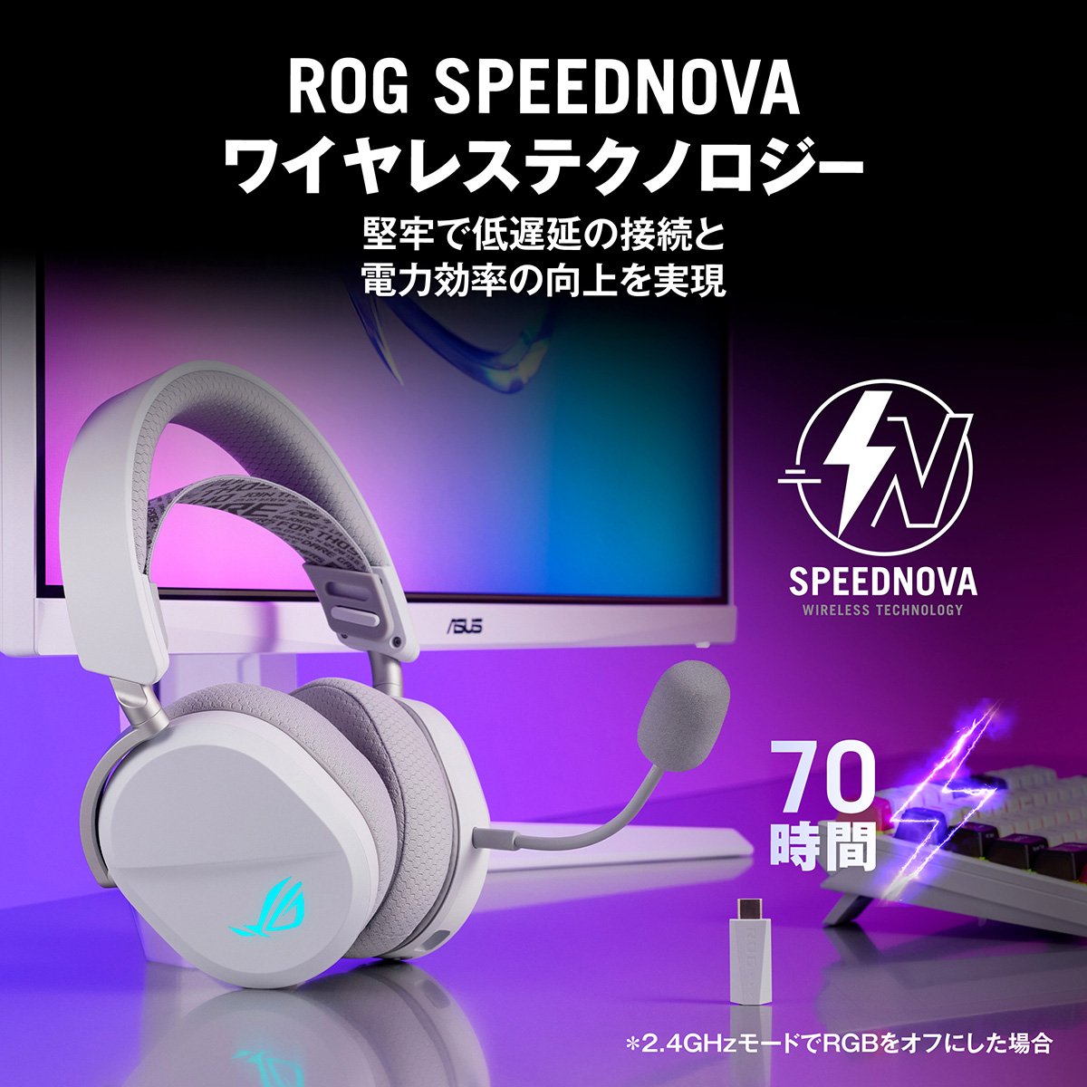 ROG SpeedNovaワイヤレステクノロジー