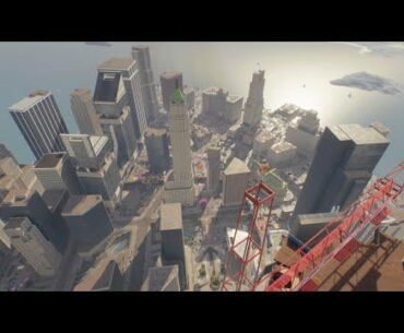 Skydiving from the *HIGHEST* point on the map in Skate. ._. 4 accessible with NO GLITCH, into succesful line.