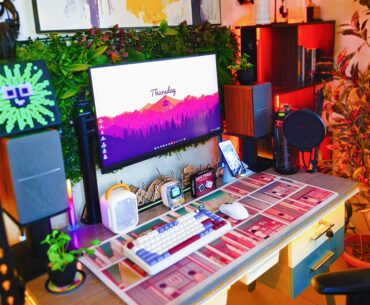My work and gaming setup
