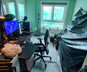 2 weeks of construction work is not gonna stop me from gaming