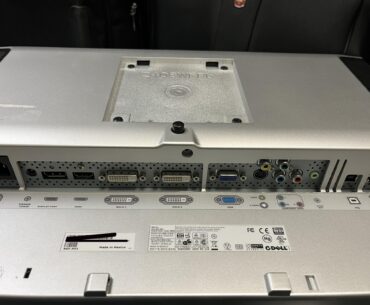 A monitor from 2008 with every major video connector past and present