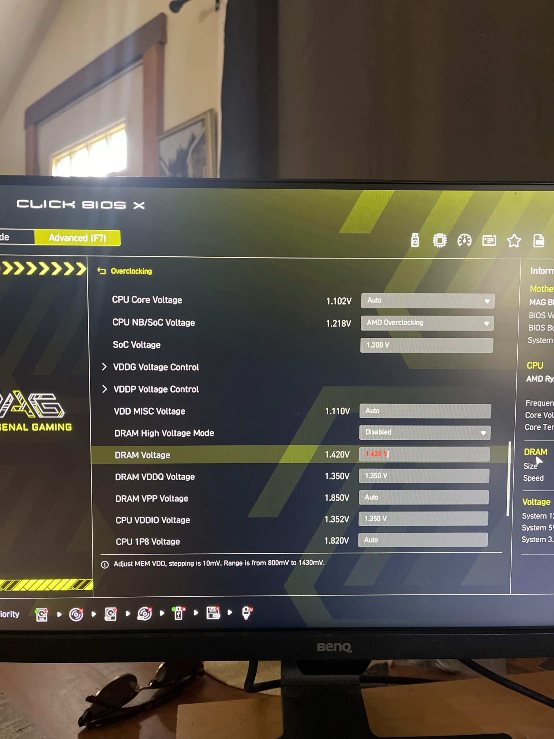 Safe voltages? for 9800x3d ddr5 cl28 6400 Safe voltages? for 9800x3d ddr5 cl28 6400
