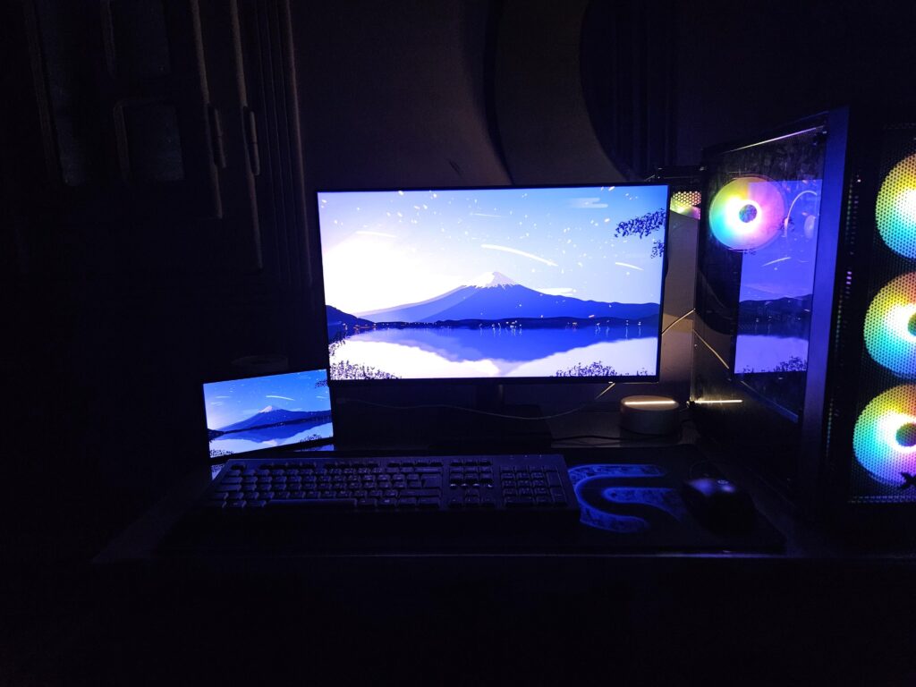 My very first setup.can you tell that i have no more money for peripherals.