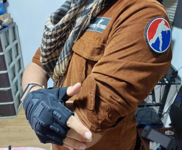 Custom shirt with custom patches. Heavily resembling CSGO Elite Crew