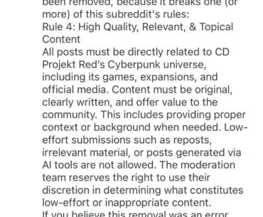 LOL r/cyberpunkgame ironic