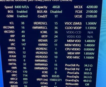 Need help stabilising ram OC.