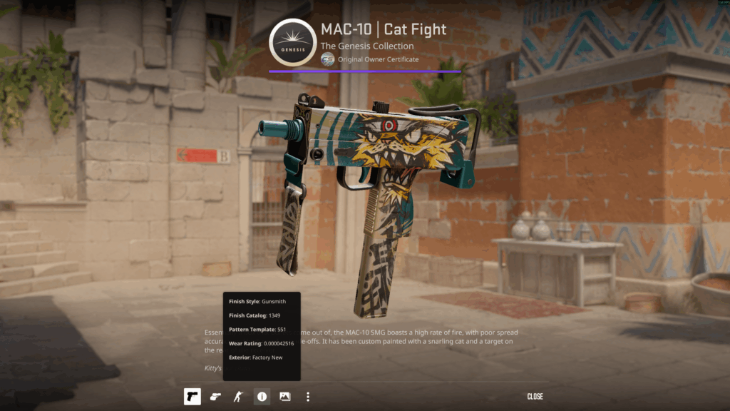 Just got the #4 lowest float cat fight for 7€