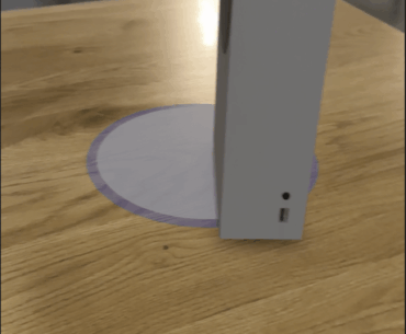 Built an AR app that shows real console sizes in your space