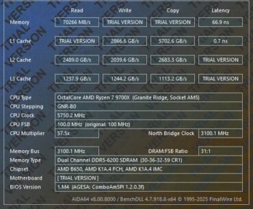 DDR5 6000MHz CL30 RAM Timings