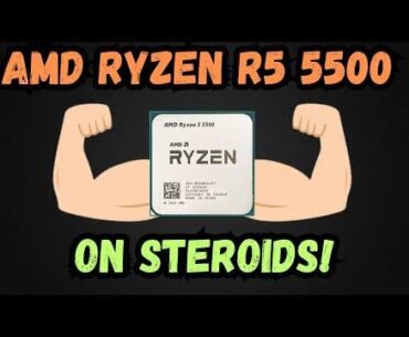 Ryzen 5 5500 Overclocked and Undervolted