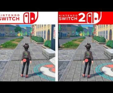 Pokémon Legends Z-A | Switch vs Switch 2 | Graphics Comparison