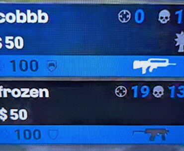 An interesting scoreboard...