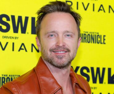 AUSTIN, TEXAS - MARCH 11:vAaron Paul attends the "Ash" world premiere during the 2025 SXSW Conference and Festival at The Paramount Theatre on March 11, 2025 in Austin, Texas. (Photo by Tibrina Hobson/Getty Images)