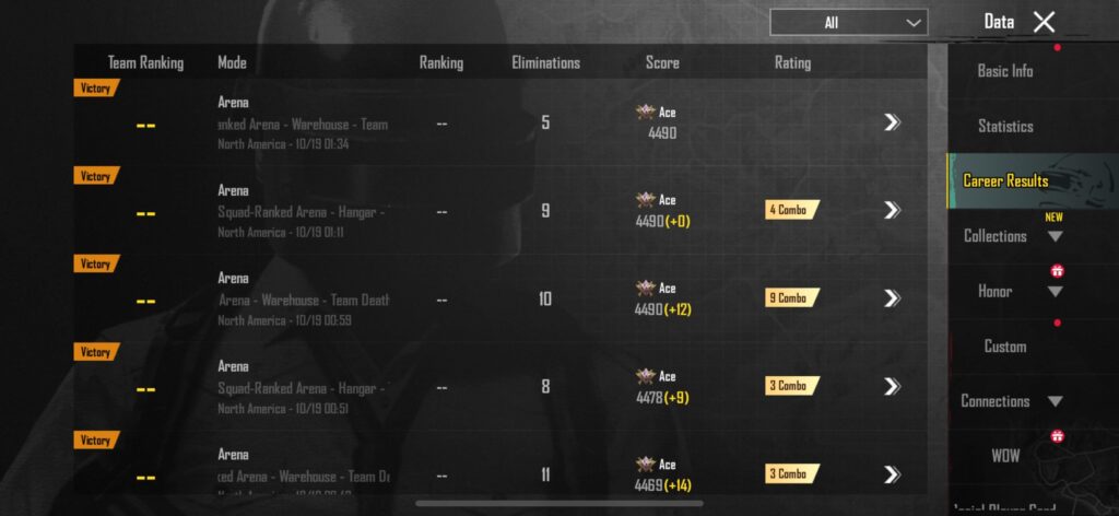 0 Points Victory Ranked Arena