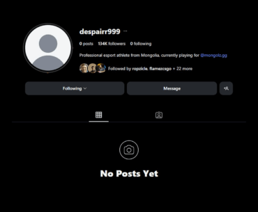 Senzu has changed his Instagram handle to despairr999, indicating that the benching was not mutual; he has also deleted all of his posts and unfollowed everyone.