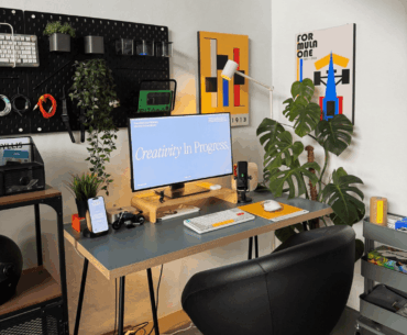 My all Ikea desk setup
