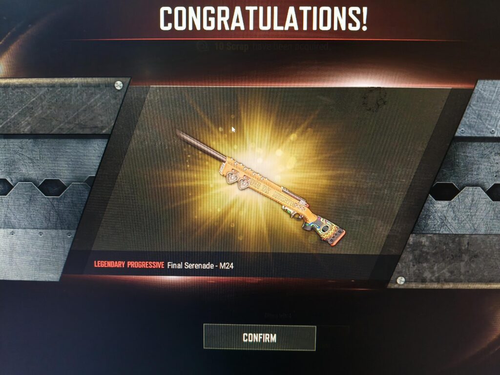 Got the Final serande M24