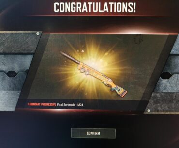Got the Final serande M24