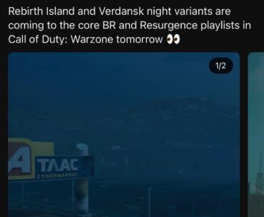 Night mode on regular BR and Rebirth!!!