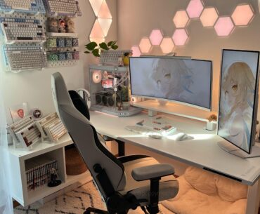 Cozy vibes in my gaming corner💫 (detailed list of everything in description)