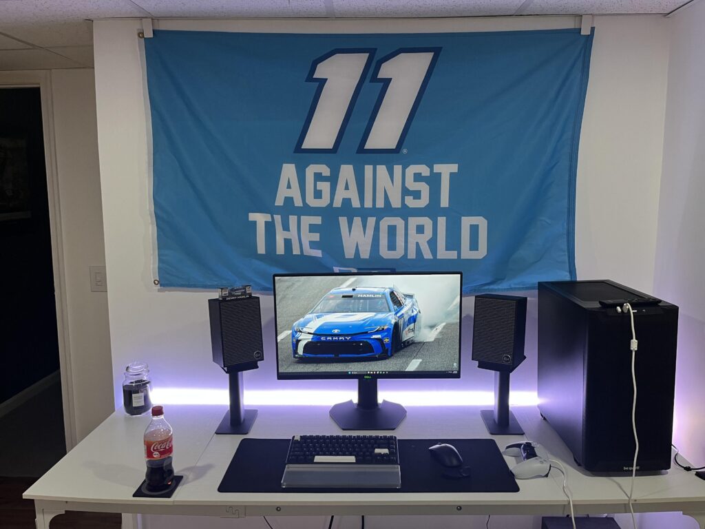 My setup at my new house, I'd say it's pretty average