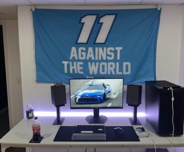 My setup at my new house, I'd say it's pretty average