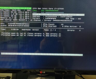 Memtest86 making slower passes on faster xmp profiles?