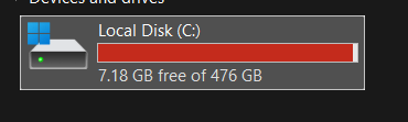 Does having very low space left slow down my drive? Or does it impact the device performance in any way?