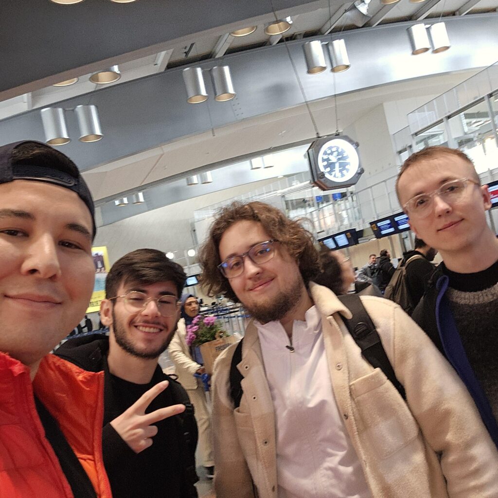 Vitality Legends at airport!