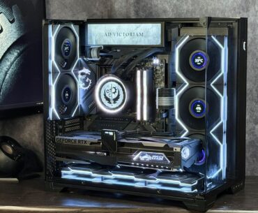 New build - 9800X3D, 5080, and a bunch of LCD displays