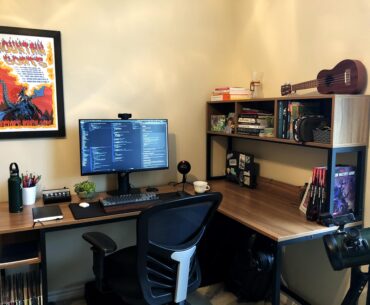 Finally relocated from the kitchen table