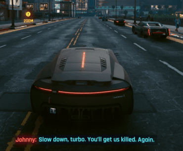 I think this Dialogue is a easter egg I dont remember Johnny saying this before