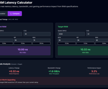 DDR5 RAM frequency vs latency