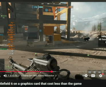 This guy is reliably playing BF6 on his RX 570 4GB (7.5 years old gpu btw)